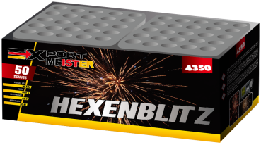 Hexenblitz, 50 Schuss, NEM: 560g, Kaliber: 26mm, Brenndauer ca. 50 Sekunden