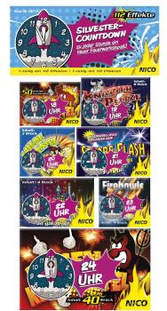 Silvester Countdown - 7 teilig