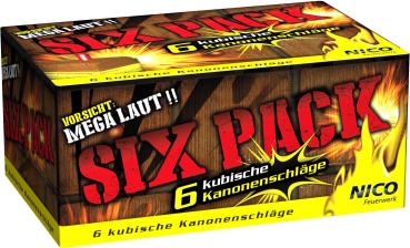 Kubischer Kanonenschlag - 6 Stück in einer Packung