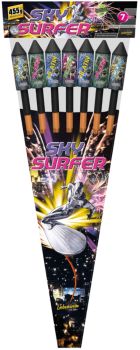 Raketensortiment Sky Surfer - 7 XXL Raketen mit gesamt 455g NEM