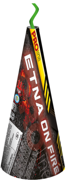 Vulkan Etna on Fire, NEM: 98g, Brenndauer ca. 60 Sekunden