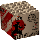 Blink Master, 36 Schuss, NEM: 416g, Kaliber: 25mm, Brenndauer ca. 45 Sekunden