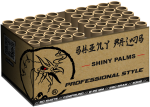 Shiny Palms, 50 Schuss, NEM: 680g, Kaliber: 25mm, Brenndauer ca. 45 Sekunden