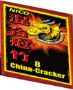 China Cracker - 8 Stück in 1 Packung